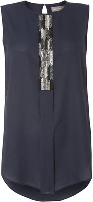 Vince Camuto Sleeveless bead front top