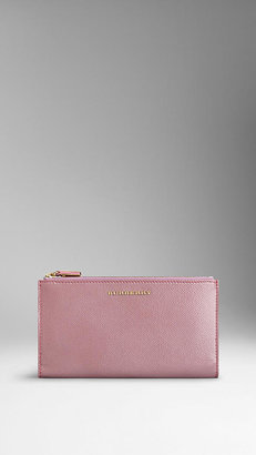 Burberry Patent London Leather Continental Wallet