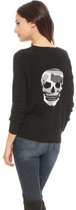 360 SWEATER Camo Skull Cashmere Sweater