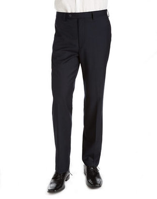 Calvin Klein Classic Fit Flat-Front Dress Pants