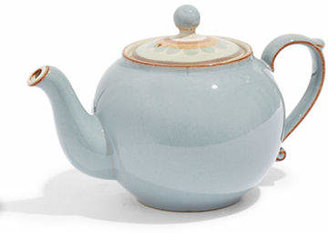 Denby Heritage Terrace Teapot-GREY-One Size