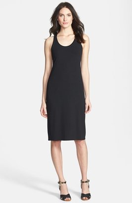 Eileen Fisher The Fisher Project Racerback Stretch Jersey Midi Dress