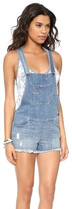 Siwy Jessie Slouchy Short Overalls