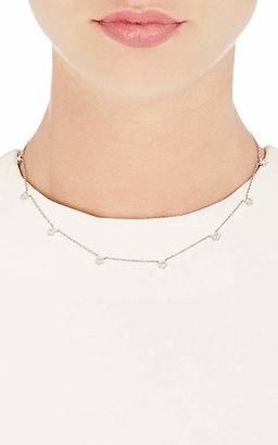 Cathy Waterman Women's White Diamond & Platinum Floral Necklace