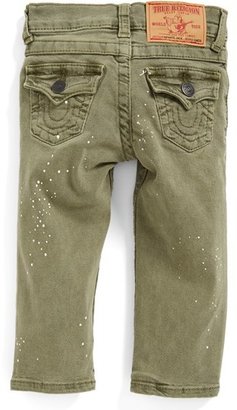 True Religion 'Baby Jack - Paint' Slim Fit Jeans (Baby Boys)