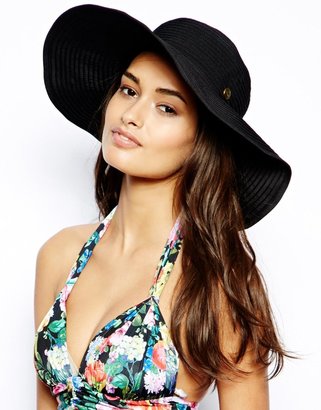 Seafolly Lizzy Hat in Black