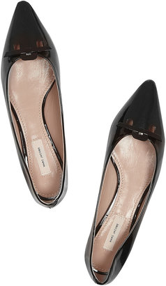 Marc Jacobs Patent-leather point-toe flats
