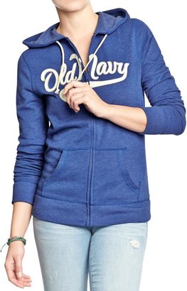 Old Navy Women's Logo-Applique Fleece Zip Hoodies
