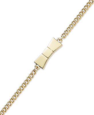 Kate Spade Gold-Tone Bow Flex Bracelet