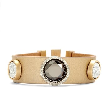 Chico's Quince Magnetic Leather Bracelet