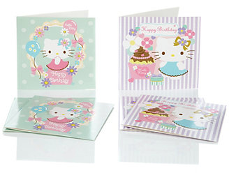 Hello Kitty 6 Duo Multipack Cards