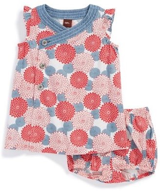 Tea Collection 'Heritage Mums' Wrap Dress & Bloomers (Baby Girls)