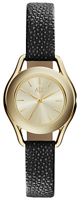Armani Exchange AX4259 Women's Watch, Black  Gold