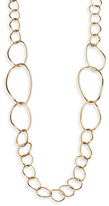 Ippolita Glamazon 18K Yellow Gold Twisted Oval Link Necklace/42"