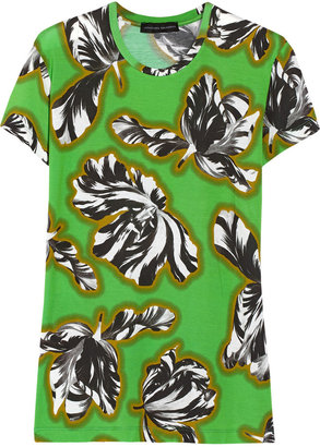 Jonathan Saunders Floral-print Micro Modal-blend T-shirt