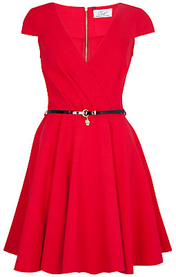 Closet Wrap Dress, Red