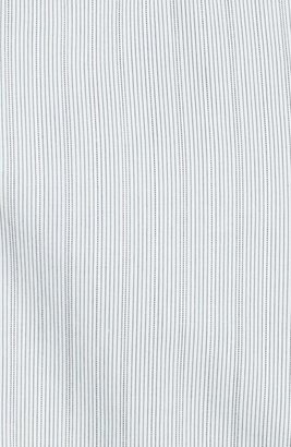 John Varvatos Slim Fit Roll Sleeve Stripe Sport Shirt