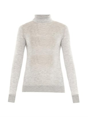 The Row Linden cashmere and silk-blend sweater