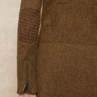 Ralph Lauren Blue Label Wool-Alpaca Herringbone Coat
