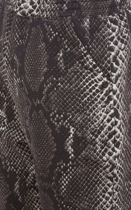 Christopher Kane Snakeskin-Print Jogger Pants
