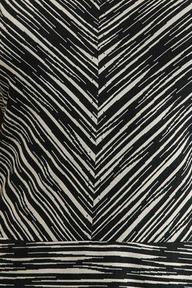 Phoebe Couture Phoebe Sleeveless Stripe Dress in Black Multi