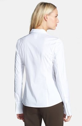 Lafayette 148 New York 'Olina - Excursion Stretch' Fitted Blouse