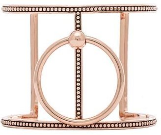 Luv Aj Ring of Fire T-Bar Cuff In Rose Gold