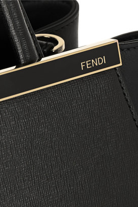 Fendi 2Jours small textured-leather shopper