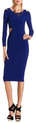 Charlotte Russe Cutout Body-Con Midi Dress