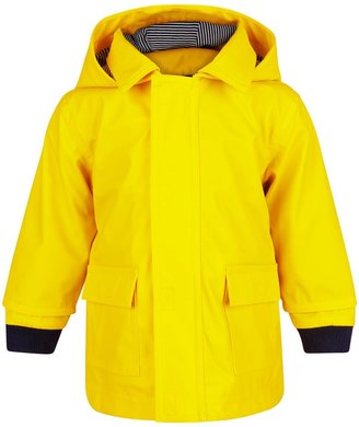 Petit Bateau Baby Boys Yellow Raincoat With Hood