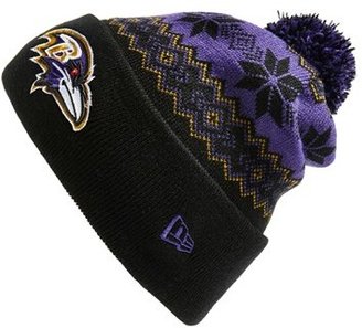 New Era Cap 'Snowburst - NFL Baltimore Ravens' Pom Knit Cap