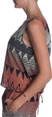 Parker Asher Printed Tank Blouse