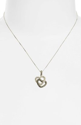 Judith Jack Pavé Heart Pendant Necklace