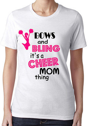White 'Bows and Bling' Tee - Women