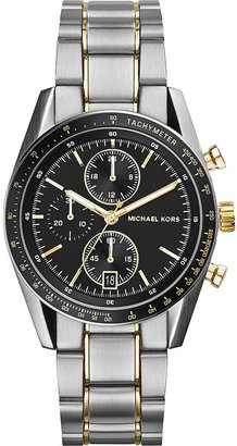 Michael Kors MK8368 Accelerator Stainless Steel Bracelet Watch, Men's, Black
