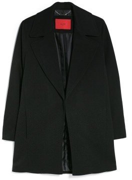 MANGO Wide lapel coat