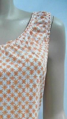 Merona NEW Womens M Cami Tank Top Pull Over Scoop Neck Ruched Orange CHOP 2JXYz2