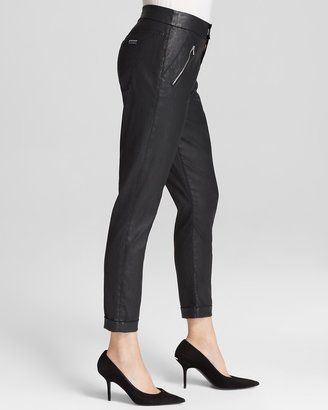 7 For All Mankind Pants - Faux Leather Slant Zip