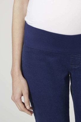 Topshop Maternity definitives moto blue joni jeans