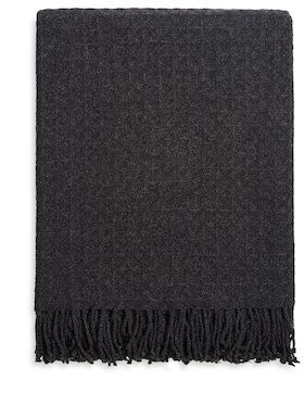 A & R Cashmere Cashmere Blend Waffleweave Throw