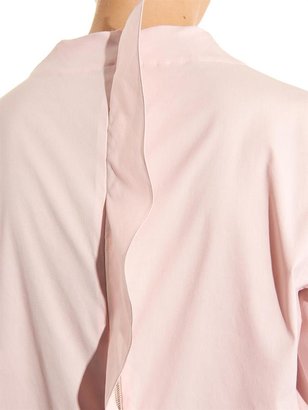 Jil Sander Ruffle-back stretch-cotton shirt