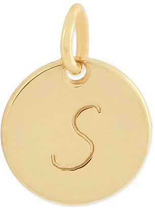 Anna Lou Gold plated small s disk charm