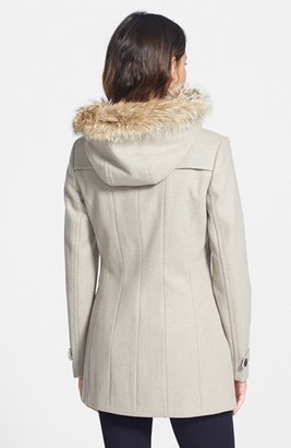 Marc New York 1609 Marc New York by Andrew Marc Marc New York 'Erin' Genuine Coyote Trim Duffle Coat (Online Only)