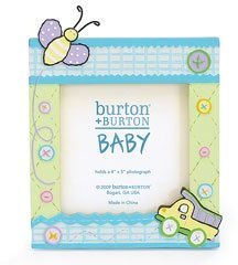 Baby Steps BabySteps Baby Boy Dump Truck & Buttons Photo Frame 3 1/2" Photo