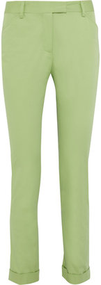 Moschino Cheap & Chic Moschino Cheap and Chic Cotton-blend straight-leg pants
