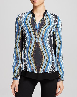 Cynthia Vincent Twelfth Street by Blouse - Henley Printed