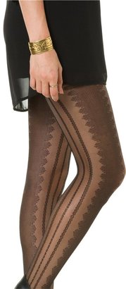Swell Linear Stripe Footed Tights