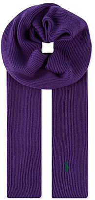 Ralph Lauren Ribbed merino wool scarf - for Men