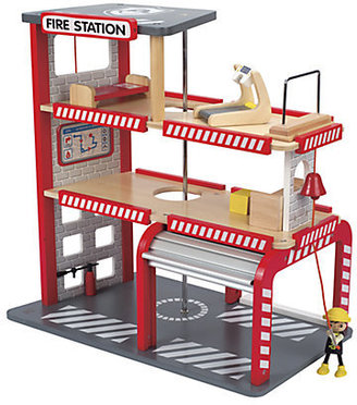 Hape Toys Wooden Fire Station