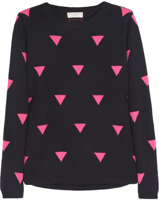 Chinti and Parker Triangle-intarsia cashmere sweater